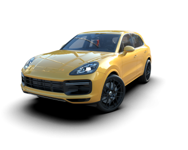 Modern araba arka planda izole edilmiş. 3D görüntüleme - illüstrasyon