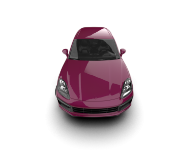 beyaz arka planda modern araba