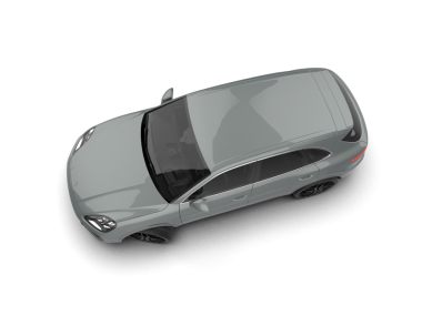 Beyaz arka planda izole edilmiş modern lüks araba. 3d illüstrasyon