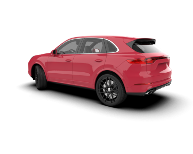 gerçekçi modern araba. yan görünüm.