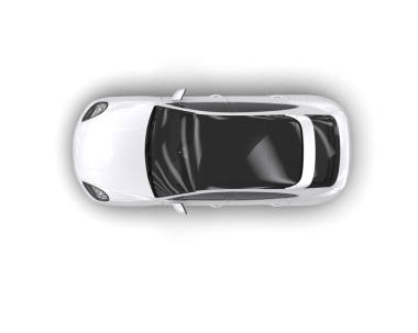 Siyah arka planda bir araba. vektör.