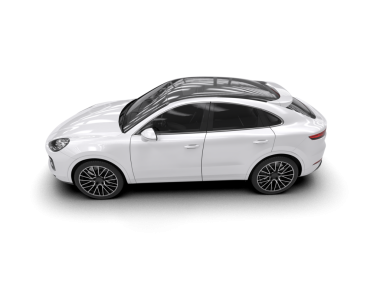 beyaz arkaplandaki araba