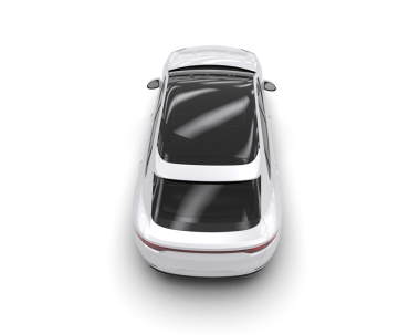 Araba beyaz arka planda izole edilmiş. 3d oluşturma