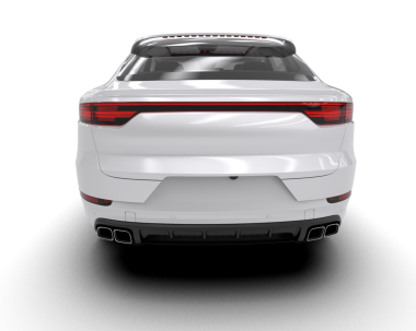 araba premium modern araba beyaz arka planda izole