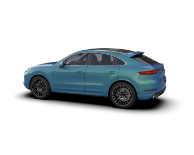 Stüdyo ortamında beyaz arka planda izole edilmiş markasız bir SUV 'un 3 boyutlu görüntüsü.