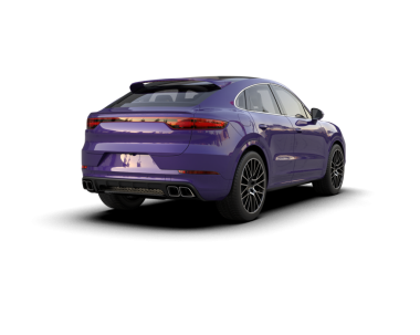 Modern lüks araba beyaz arka planda izole edilmiş ve kırpma yolu var. 3d illüstrasyon