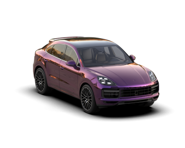 Modern araba arka planda izole edilmiş. 3D görüntüleme - illüstrasyon