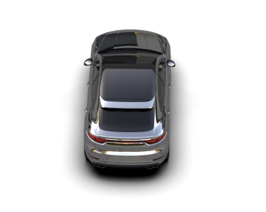 modern araba siyah arka planda. 3d oluşturma