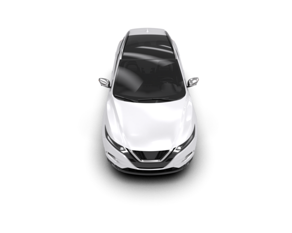 - Araba. modern araba beyaz arkaplanda izole edildi