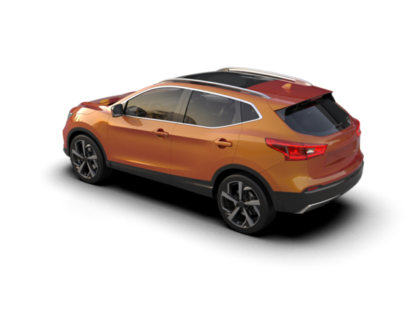 Modern araba izole edilmiş. 3d oluşturma