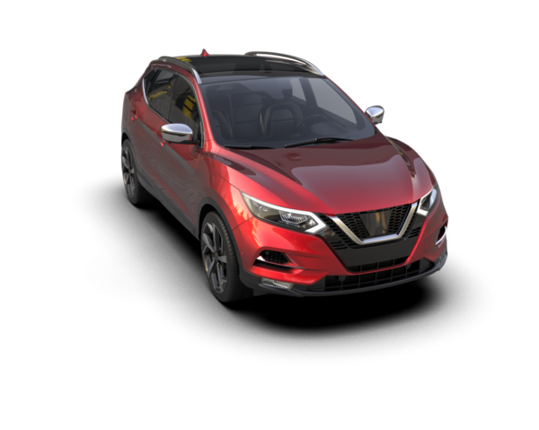 modern araba beyaz arka planda izole edilmiş