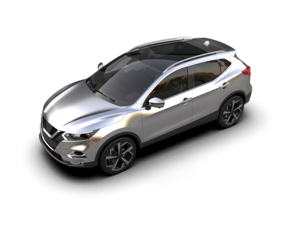 Siyah arka planda gümüş renkli lüks bir araba, yüksek çözünürlüklü 3 boyutlu, 3 boyutlu.