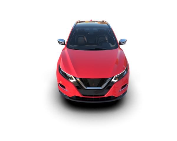 Modern kırmızı spor araba