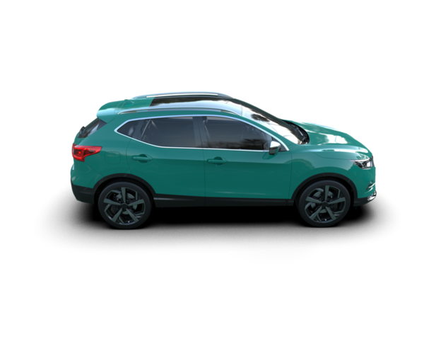 Modern SUV arabası. 3d oluşturma.