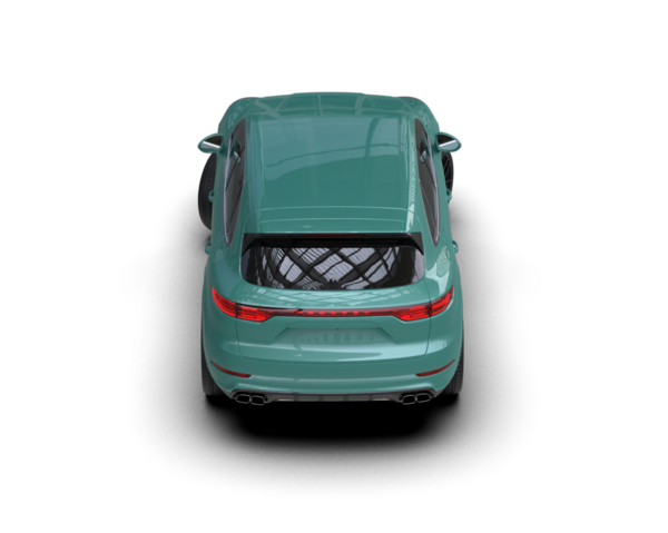 beyaz arkaplanda izole edilmiş araba 3 d illüstrasyon