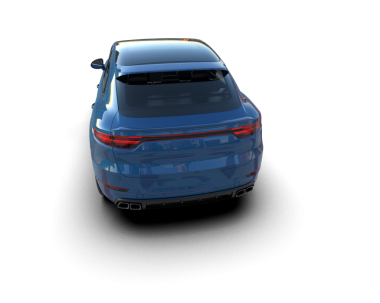 Beyaz arka planda modern bir araba. 3 Boyutlu Hazırlama