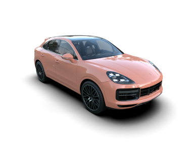 Gri renkte modern pembe spor araba..