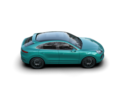 Mavi arka planı olan yeşil bir araba. 3 boyutlu illüstrasyon. 3 Boyutlu Hazırlama