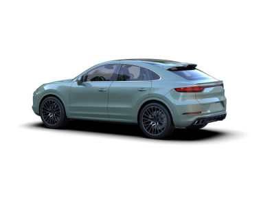 Siyah arka planda modern lüks bir araba. 3 Boyutlu Hazırlama