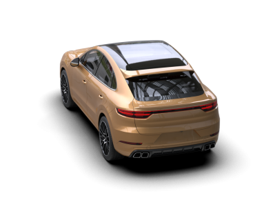 Yepyeni bir arabanın 3 boyutlu görüntüsü