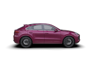 Beyaz arka planda lüks bir araba. 3d illüstrasyon.