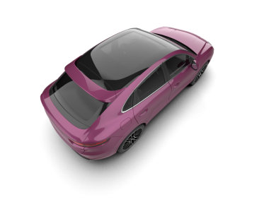 modern elektrikli araba 3 boyutlu.