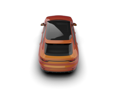 modern araba beyaz arka planda izole edilmiş.