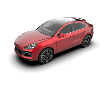 Stüdyo ortamında markasız bir SUV 'un 3 boyutlu çizimi