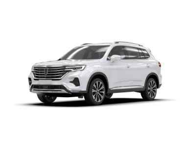 Beyaz arka planda modern lüks bir araba. 3d oluşturma