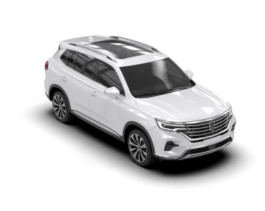 Siyah arka planı olan bir araba, 3 boyutlu.