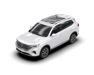 Siyah arka planda gerçekçi bir araba. 3d oluşturma