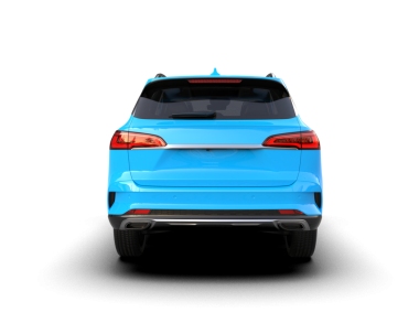 Araba manzaralı. 3d oluşturma.