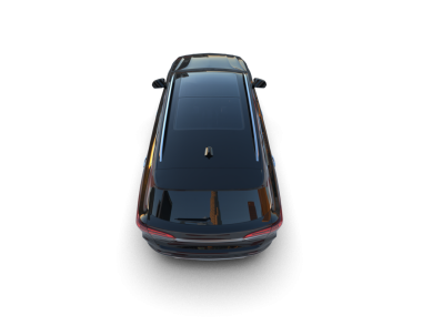 Siyah arka planda izole edilmiş modern lüks araba..