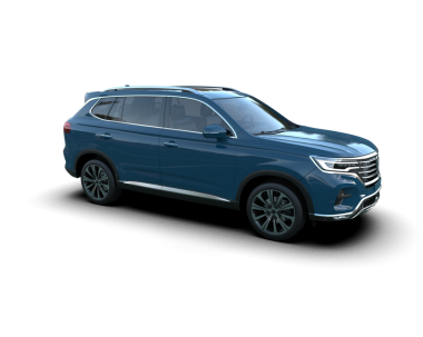 Siyah arka planda bir araba. 3D görüntüleme - 3D görüntüleme