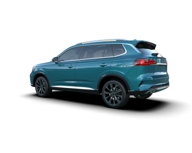Modern SUV arka planda izole edildi. 3D görüntüleme - illüstrasyon