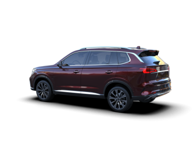 Siyah arkaplan üzerinde modern SUv 3D görüntüleme