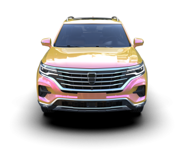 Siyah arka planda lüks bir SUV, 3 boyutlu görüntüleme