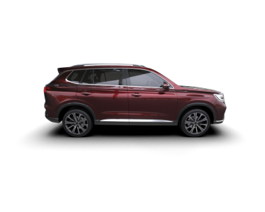 Beyaz arka planda modern SUV. 3d oluşturma