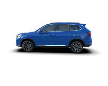 modern SUV beyaz üzerine