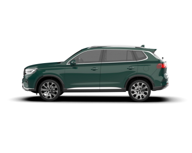 modern SUv gölgeli beyaz arkaplanda izole edildi