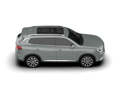 modern lüks SUV arabası siyah arka planda izole edilmiş.