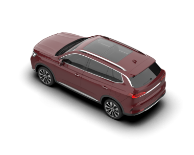 Siyah izole edilmiş bir arka planda lüks bir arabanın 3 boyutlu görüntüsü.