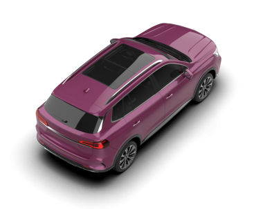 Pembe araba. 3d oluşturma