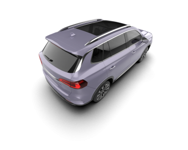 araba beyaz arkaplanda izole edildi.