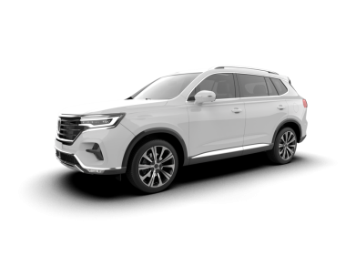 beyaz arka planda modern araba.