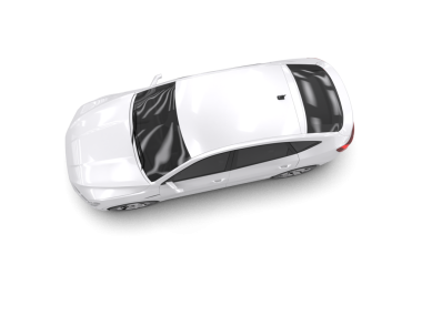 Araba manzaralı. 3d illüstrasyon