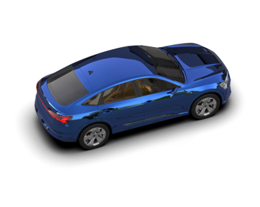 beyaz arkaplanda izole edilmiş araba 3 boyutlu görüntüleme