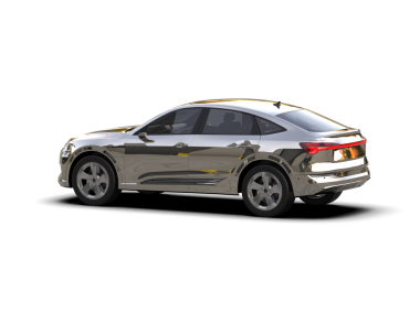 modern elektrikli araba kırpma yolu ile beyaz arka planda izole