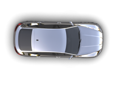 Araba beyaz zemin üzerine