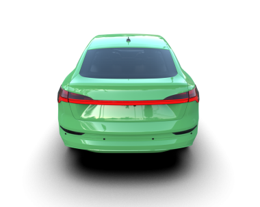 araba beyaz arkaplanda izole edildi